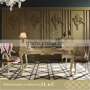 Luxury Dinning Room New Design Birch Dining Table, Wooden Dining Table, NT02-01 From China Supplier-JL&C Furniture thumbnail-1