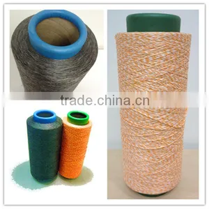 Top Dyed Melange Yarn 100 Polyester Melange Yarn Hemp Knitting Yarn thumbnail-1