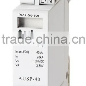 AUSP-20 Din Rail Installed Modualr Electrical Surge Protector thumbnail-1