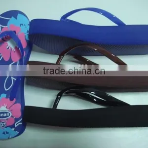 663 LOULUEN Custom EVA Ladies Flat Slippers Wedge Flip Flops For Women With Logo thumbnail-2