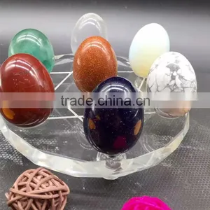 Natural Rock Semi Precious Crystal Stone Chakra Yoni Egg Set thumbnail-4