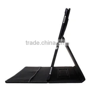 Wholesale Price Super Quality Card Slots Black Handheld Leather Cover for Ipad Pro 9.6 Inch thumbnail-6