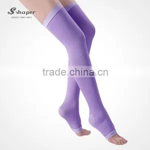 S-SHAPER OEM Women Sleep Thigh High Socks Sleeping Stockings Elastic Compress Leggings Slimming Sex Beauty Legging thumbnail-1