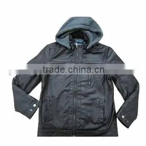 Apparel Stockslots Kids Washed PU Jacket Boys Jacket Kids Clothes thumbnail-4