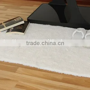 White Hotel Bath Rug Cotton Hand Make Rug thumbnail-4