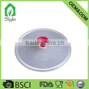 Custom Size Reusable Silicone Cup Lid Coffee Cup Lid Bowl Lid 100% Food Grade thumbnail-1