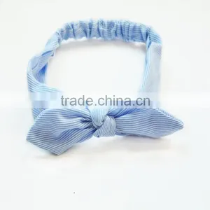 Hot-selling Cotton Girly Headband,fancy Printed Knotted Turban Stretch Headband,cotton Hair Accessory thumbnail-3