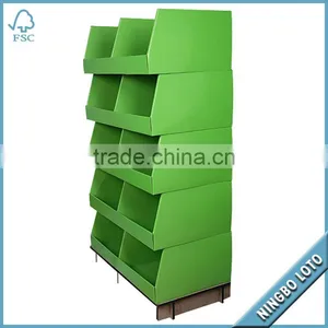 High Quality Cardboard Book Display Stands for Exhibition thumbnail-1