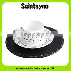 13004 Can be Custom-made Cup Leather Coaster thumbnail-3