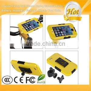 360 Degree Rotatable Bicycle Waterproof Case for IPhone 6 6S Case Yellow thumbnail-1