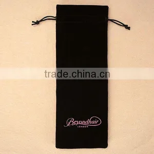 Custom Design Nice Quality Cute Looking Double Drawstring Jewelry Use Bag Cheap Price Flannel Jewelry Pouch thumbnail-1