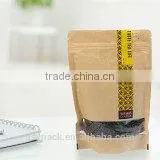 Kraft Paper Packaging Bag With Transparent Window,using Hot Stamping for Food Packaging thumbnail-1