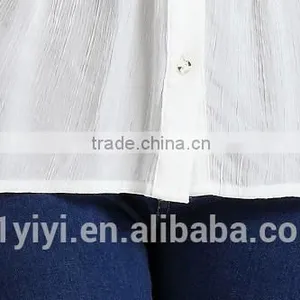 Women Crochet Front Opened Buttoned Shirt thumbnail-6