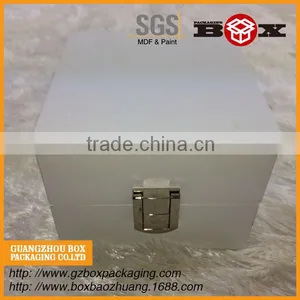 Elegent White Matt MDF Box For Jewelry thumbnail-1