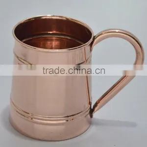 Pure Copper Beer Mug With Shiny Finish thumbnail-1