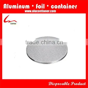 12" Round Silver Foil Cake Board thumbnail-1