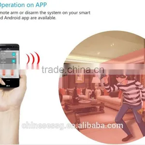 Wireless Smart Touch Keypad Alarm System With Pstn+gsm Dual Network Communication thumbnail-2