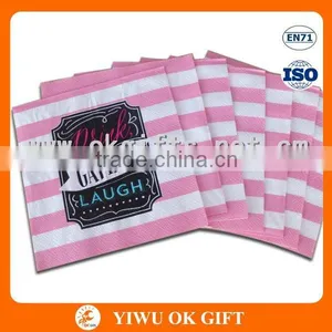 2015 Fashionable Bar Color Napkin, Party Supply thumbnail-3