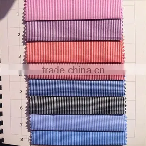 Stock T/C Yarn Dyed Shirting Fabric thumbnail-1