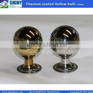 4" Gold Steel Ball thumbnail-1