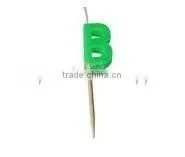 Wholesale B Shaped Birthday Candle, Candle A B C D E F G ...Y , 26 Letter Candle Kids Birthday Partyware thumbnail-1