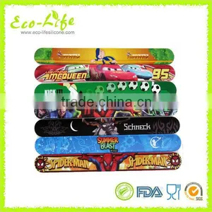 300*30*2mm Glossy Printing Silicone Slap Bracelet, Silicone Slap Wirstbands, Souvenirs Promotion Gift thumbnail-6