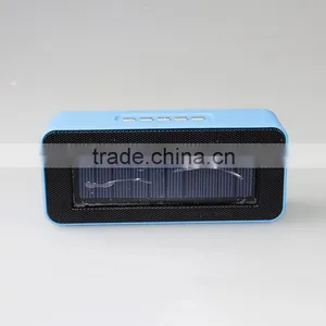 2016 Portable Mini fm Gift Bluetooth Wireless Solar Powered Speaker thumbnail-2