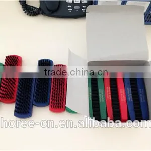 High Quality and Cheap Wood Shoe Brush With Plastic Hair thumbnail-6