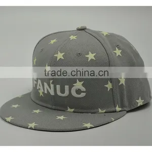 New Fashion Custom Cotton Embroidery Snapback Cap Flat Brim Hats And Caps thumbnail-1