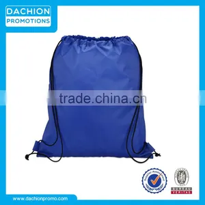 Customized Drawstring Backpack Bag With Mesh Pocket thumbnail-2