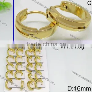 Wholesale Fashion Powell Gold Plated Stud Earring thumbnail-4