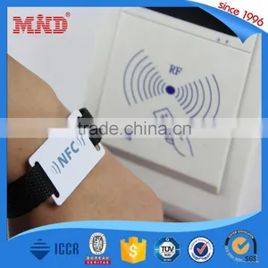 MDWW06 RFID ISO 18000-6C UHF Fabric Party Wristbands Woven Wristbands thumbnail-2