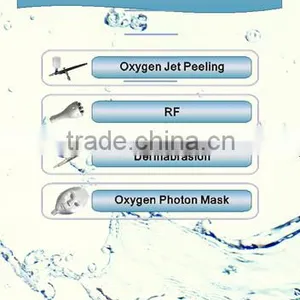 Facial Skin Care Skin Care Machine For Oxygen Jet Peel+RF +dermabarsion+Oxygen Photo Mask Multifunction System Improve Oily Skin thumbnail-3