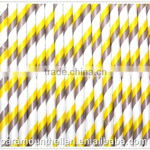 Party Straw/individually Paper Wrapped Disposable Plastic Drinking Straws for Wedding Party thumbnail-3