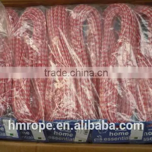 pp Hollow Braid Rope 8 Strand Red and Black thumbnail-2