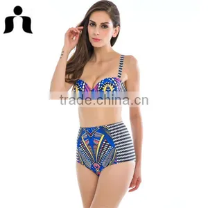 2017 Hottest New Fashionable High Waist Swim Wear thumbnail-3