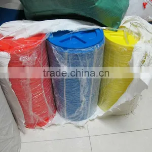 Logo Printed Pet Food Pop up Bin Safely FDA PVC REACH Material Dog Food Bin Supplier thumbnail-1