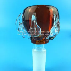 2017 Newest Dragon Claw Bowl Thick Colorful Male Glass Bowl Piece Joint 14.4mm for Glass Bongs Water Pipes thumbnail-5