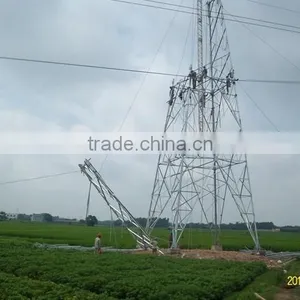 Aluminium Alloy Gin Pole Derrick Crane for Power Erection thumbnail-5
