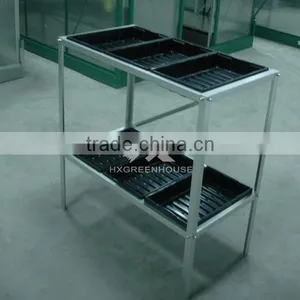 Widely Used Garden Greenhouse Portable Staging With Seed Trays for Sale HX56 Series thumbnail-1