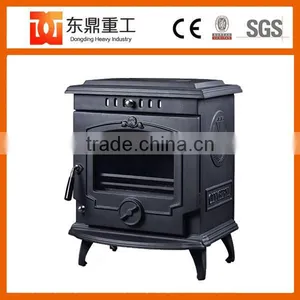 Indoor Freestanding Cast Iron Fireplace/wood Burning Stove With Warm Temperature DHF243BI thumbnail-2