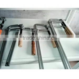 Steel Forged Wood Working F Clamp With Wooden Handle /plastic Handle/iron Handle thumbnail-2