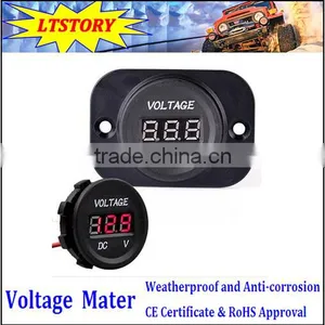 5V-30V DC Bule LCD Digital Volt Panel Meter Voltmeter thumbnail-1