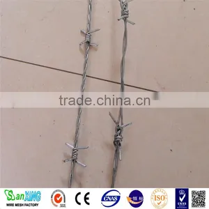 Anti-oxidation High Quality Hot Dipped Galvanized PVC Coated Barbed Wire thumbnail-1