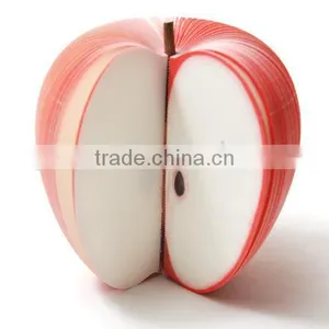 Promotional 3D Fruit Apple, Pear Watermelon Shaped Wholesale Note Paper Fruit Memo Pad thumbnail-6