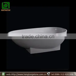Custom Size White Marble Bath Tub thumbnail-1