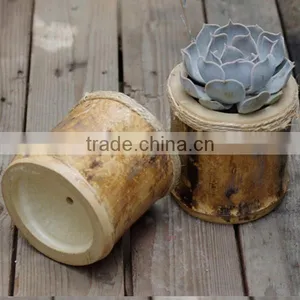 Home Design 5 Inch Succulent Plant Small Wood Flower Planter thumbnail-2