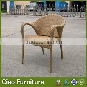 Rattan Chair Outdoor Wicker Rattan Dining Chair thumbnail-5