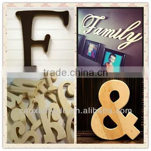 Home Decor Wall Letter Wooden Number Large Wooden Numbers Animated Numbers and Letters Wood Alphabet Letters thumbnail-1
