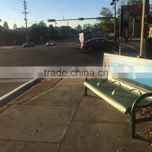 Steel Advertisement Bench thumbnail-5